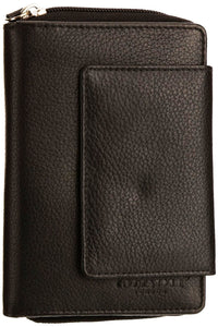 PRATICO - WOMENS LEATHER FLAP WALLET l Variety of colours