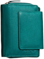 Load image into Gallery viewer, PRATICO - WOMENS LEATHER FLAP WALLET l Variety of colours
