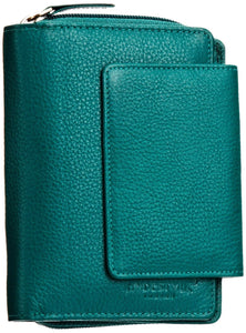 PRATICO - WOMENS LEATHER FLAP WALLET l Variety of colours