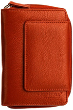 Load image into Gallery viewer, PRATICO - WOMENS LEATHER FLAP WALLET l Variety of colours
