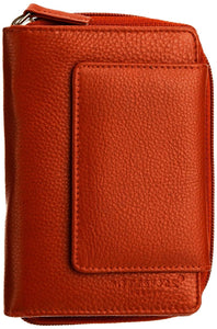 PRATICO - WOMENS LEATHER FLAP WALLET l Variety of colours