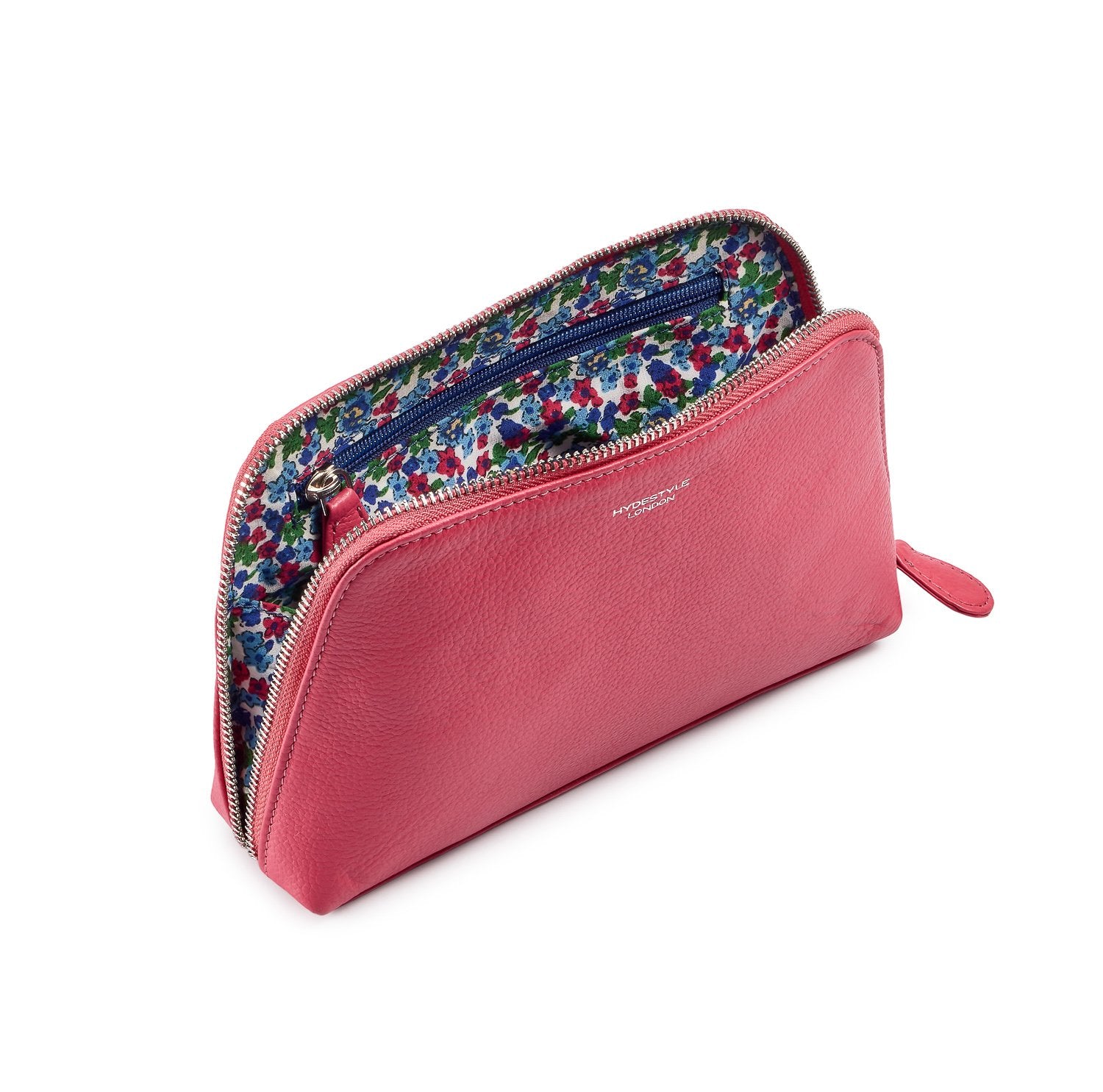 PEBBLED LEATHER ROSA MAKEUP POUCH