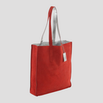 Load image into Gallery viewer, HYDESTYLE METALLIC SOFIA REVERSIBLE LEATHER TOTE BAG l Variety of colours
