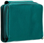 Load image into Gallery viewer, PRATICO - WOMENS LEATHER FLAP WALLET l Variety of colours
