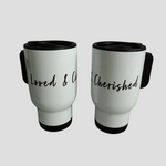 Load image into Gallery viewer, TRAVEL MUGS - STAINLESS STEEL l Variety of Slogans
