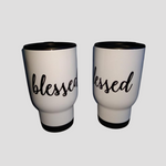 Load image into Gallery viewer, TRAVEL MUGS - STAINLESS STEEL l Variety of Slogans

