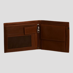 PRATICO - MENS ID PULLOUT LEATHER TRIFOLD WALLET | Variety of colours