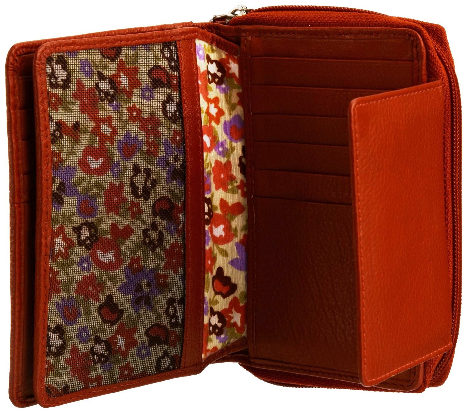 PRATICO - WOMENS LEATHER FLAP WALLET l Variety of colours