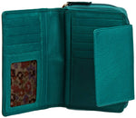 Load image into Gallery viewer, PRATICO - WOMENS LEATHER FLAP WALLET l Variety of colours
