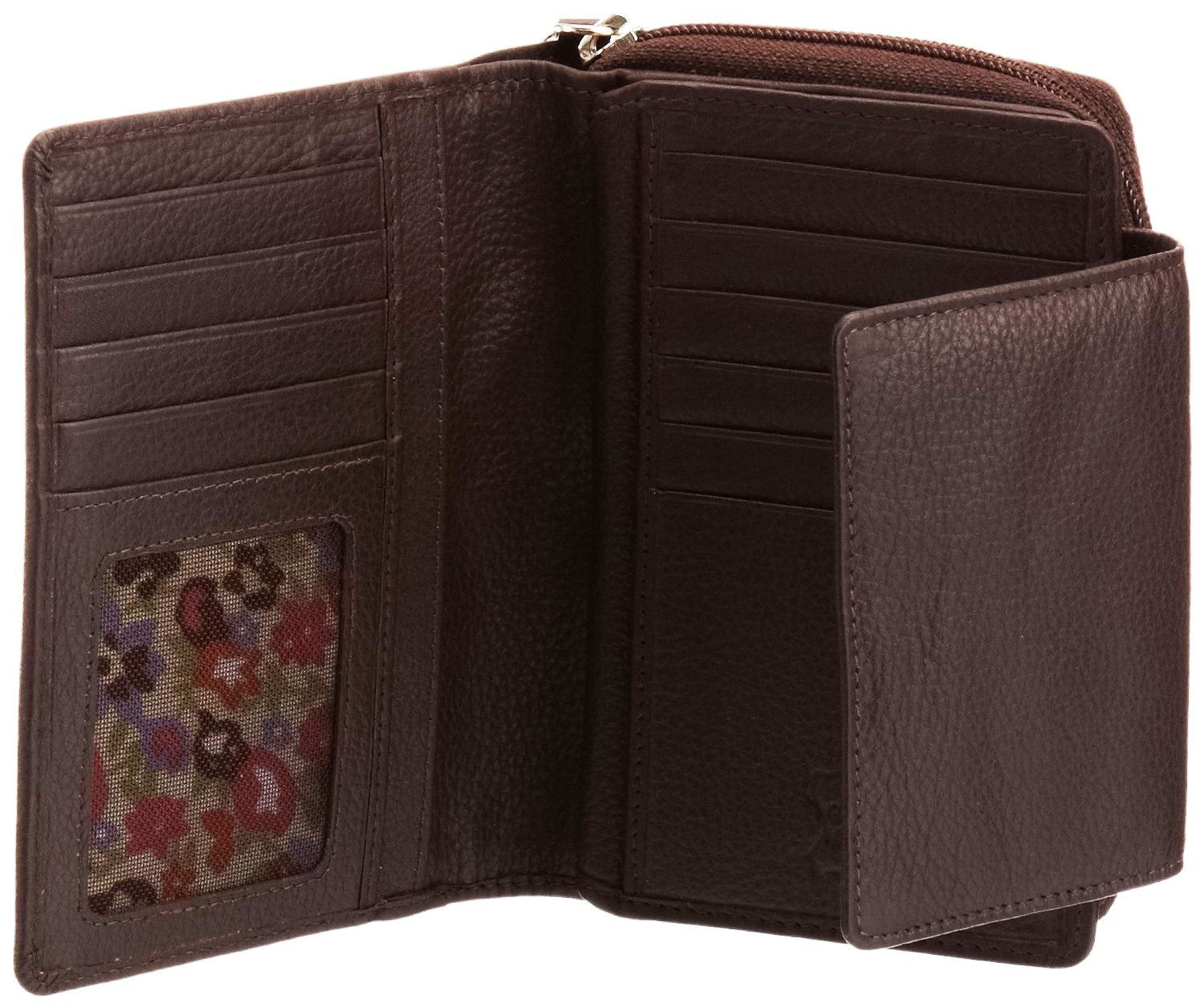 PRATICO - WOMENS LEATHER FLAP WALLET l Variety of colours