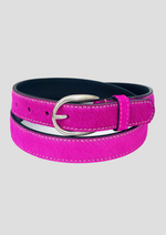 Load image into Gallery viewer, WOMENS HAIR-ON-HIDE LEATHER BELT - COLOUR l Variety of colours
