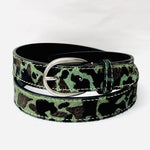 Load image into Gallery viewer, WOMENS HAIR-ON-HIDE LEATHER BELT - COLOUR l Variety of colours
