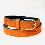 Load image into Gallery viewer, WOMENS HAIR-ON-HIDE LEATHER BELT - COLOUR l Variety of colours
