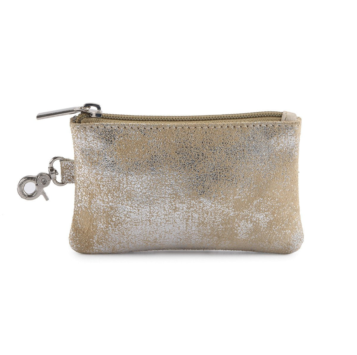 METALLIC RIMOR COIN POUCH WITH DOGHOOK | Variety of colours
