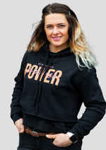 Load image into Gallery viewer, WOMEN&#39;S CROPPED FLEECE HOODIE

