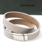 Load image into Gallery viewer, SMOOTH LEATHER WRAP BRACELETS l Variety of colours
