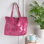 Load image into Gallery viewer, METALLIC MAGPIE GENUINE LEATHER ALICE TOTE BAG l Variety of colours
