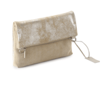 Load image into Gallery viewer, METALLIC RIMOR ANNA 2 WAY LEATHER MESSENGER CLUTCH BAG l Variety of colours
