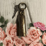 Load image into Gallery viewer, METALLIC RIMOR TASSEL KEY RING | Variety of colours
