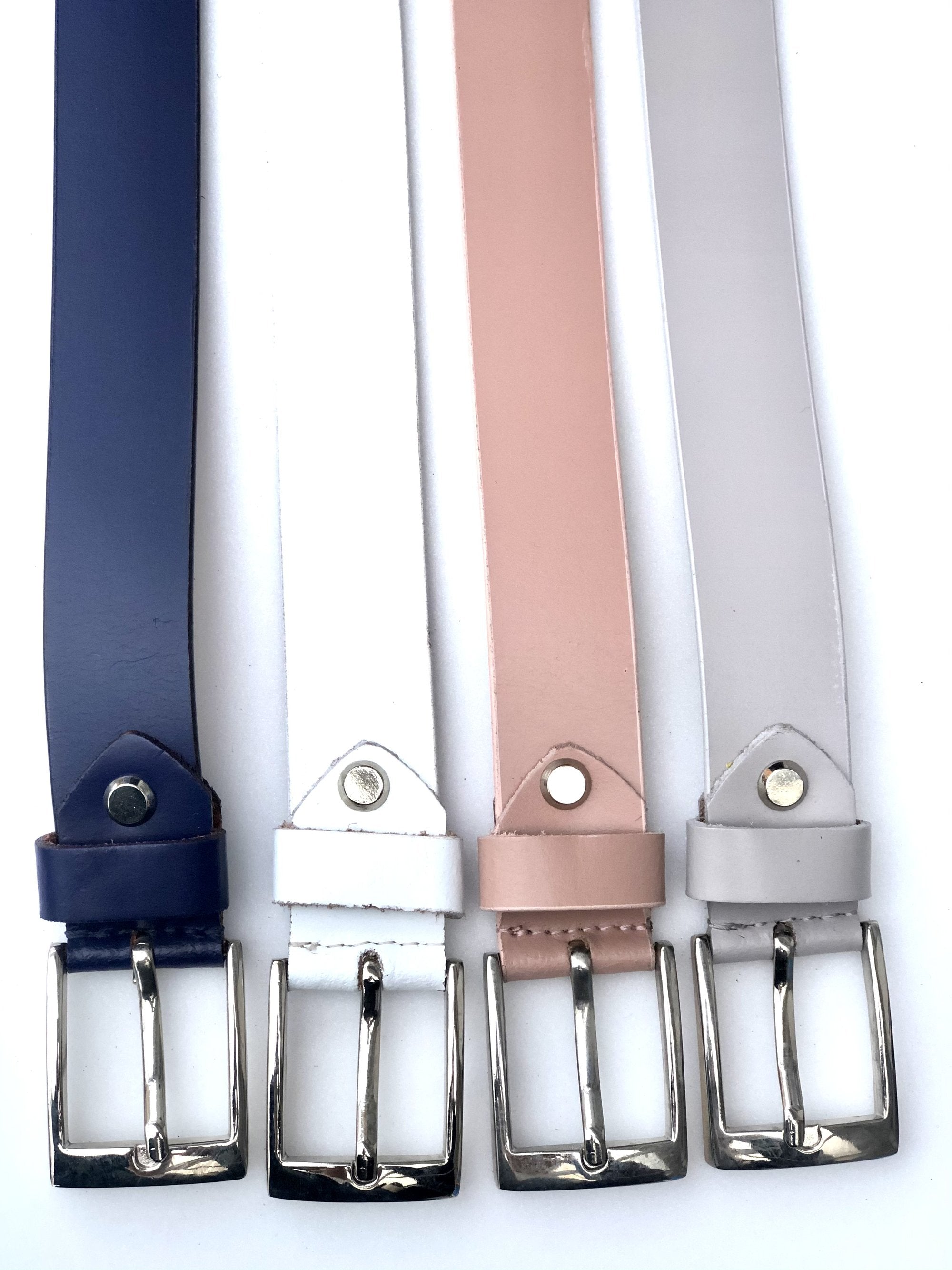 WOMENS SMOOTH LEATHER BELT l Variety of colours