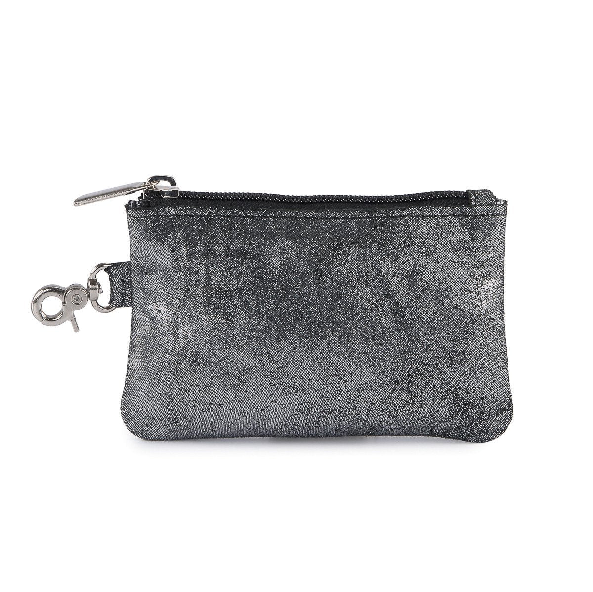 METALLIC RIMOR COIN POUCH WITH DOGHOOK | Variety of colours
