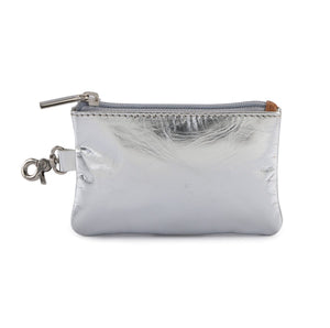 METALLIC RIMOR COIN POUCH WITH DOGHOOK | Variety of colours