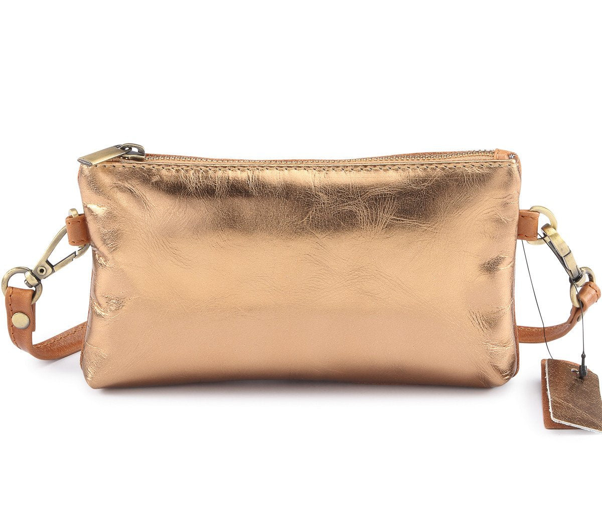 METALLIC RIMOR APPLE CLUTCH BAG | Variety of colours